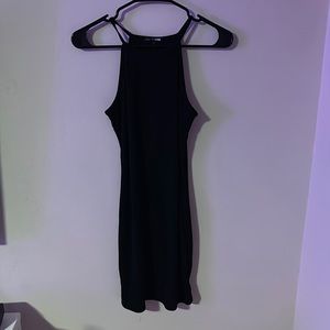 Fashion Nova Black Form Fitting Dress